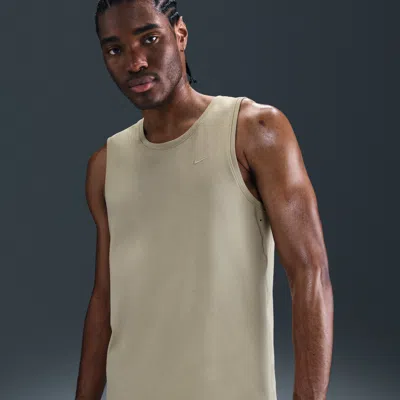 Nike Men's Primary Dri-fit Versatile Tank Top In Brown