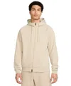 Nike Men's Primary Fleece Dri-fit Uv Full-zip Performance Hoodie In Neutral