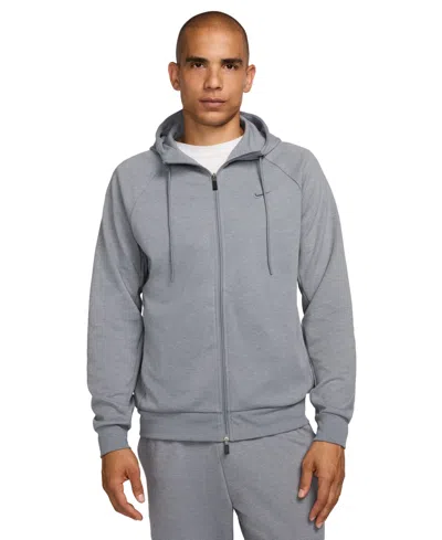 NIKE MEN'S PRIMARY DRI-FIT ZIP-FRONT PERFORMANCE HOODIE