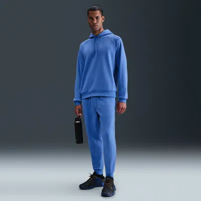 Nike Men's Primary Fleece Dri-fit Uv Performance Jogger Pants In Blue