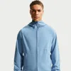 Nike Men's Primary Nanoknit Dri-fit Uv Protection Full-zip Performance Hoodie In Blue