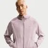 Nike Men's Primary Nanoknit Dri-fit Uv Protection Full-zip Performance Hoodie In Pink