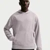 Nike Men's Primary Nanoknit Dri-fit Uv Protection Pullover Performance Hoodie In Gray