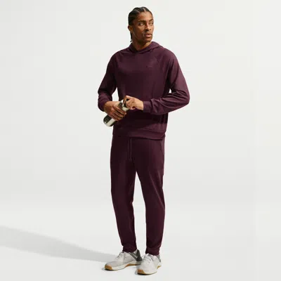 Nike Men's Primary Nanoknit Dri-fit Uv Protection Performance Pants In Burgundy
