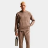Nike Men's Primary Nanoknit Dri-fit Uv Protection Pullover Performance Hoodie In Brown
