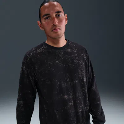 Nike Men's Primary Therma-fit Versatile Crew In Black