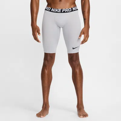 Nike Men's  Pro Baseball 10" Slider Shorts In Grey