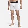 Nike Men's  Pro Dri-fit Fitness Shorts In White