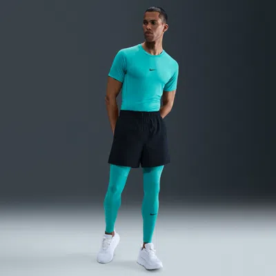 Nike Men's  Pro Dri-fit Fitness Tights In Green