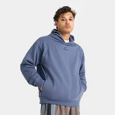 Nike Men's Pro Dri-fit Mid Layer Training Hoodie In Blue