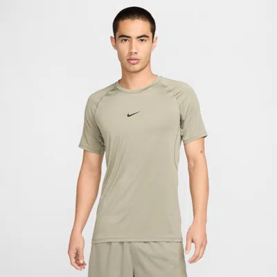 Nike Men's  Pro Dri-fit Slim Short-sleeve Top In Green