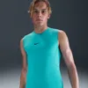 Nike Men's  Pro Dri-fit Tight Sleeveless Fitness Top In Green