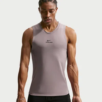 Nike Men's  Pro Dri-fit Training Tank Top In Purple