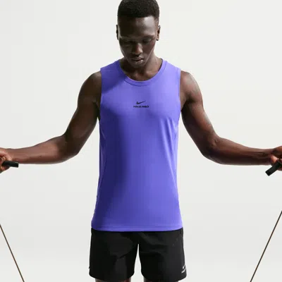 Nike Men's  Pro Dri-fit Training Tank Top In Purple