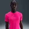 Nike Men's  Pro Training Dri-fit Short-sleeve Top In Pink