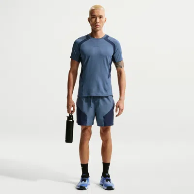 Nike Men's  Pro Training Dri-fit Adv 6" Shorts In Blue
