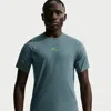 Nike Men's  Pro Training Dri-fit Short-sleeve Top In Blue