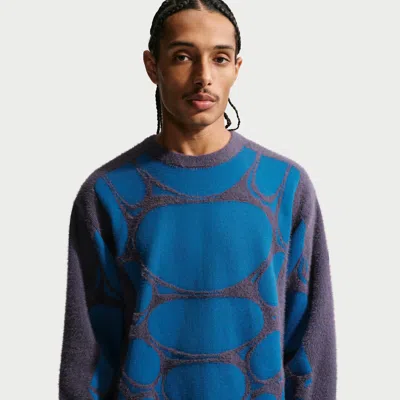 Nike Men's Project F.r.o.g. Jelly Cage Sweater In Blue