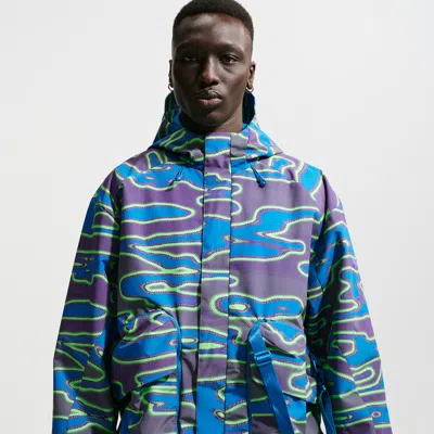 Nike Storm-fit Hooded Jacket In Blue