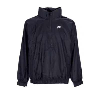 Nike Men's Pull-on Windbreaker Windrunner Anorak Jacket Black/white