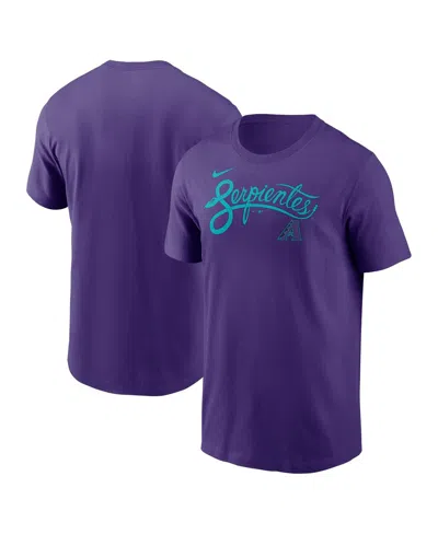 Nike Kids' Men's Purple Arizona Diamondbacks 2025 City Connect Wordmark T-shirt