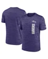Nike Men's Purple Baltimore Ravens 2024 Sideline Velocity Performance T-shirt In Purple