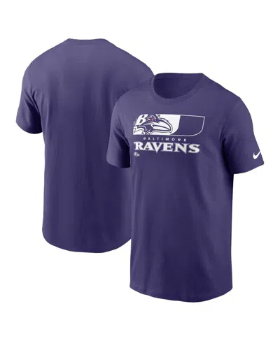Nike Men's Purple Baltimore Ravens Air Essential T-shirt In Purple