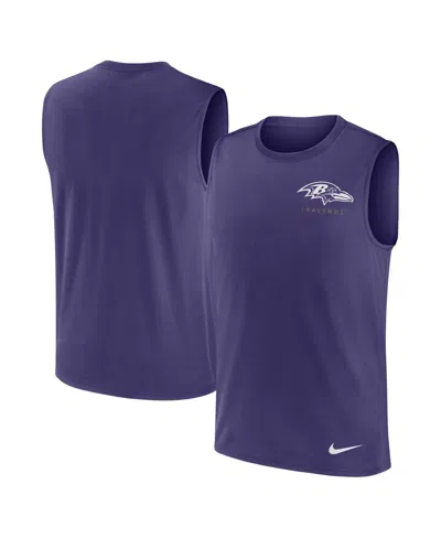 Nike Men's Purple Baltimore Ravens Muscle Tank Top