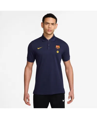 Nike Men's Purple Barcelona 2.0 Polo Shirt In Blue
