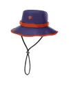 Nike Men's Purple Clemson Tigers 2025 Sideline Apex Boonie Performance Bucket Hat In Purple