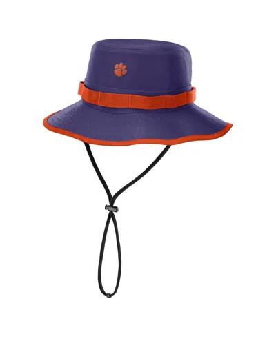 Nike Men's Purple Clemson Tigers 2025 Sideline Apex Boonie Performance Bucket Hat
