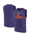Nike Men's Purple Clemson Tigers Primetime Legend Lock Up Performance Muscle Tank Top In Purple