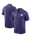 Nike Men's Purple Kansas State Wildcats Victory Solid Performance Polo Shirt In Blue