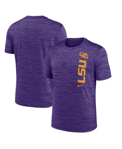 Nike Men's Purple Lsu Tigers 2024 Sideline Velocity Performance T-shirt