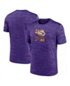 Nike Lsu Tigers Campus Center Block Velocity  Men's Dri-fit College T-shirt In Purple