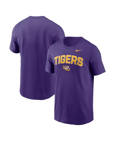 Nike Purple Lsu Tigers Primetime Arch Stack T-shirt