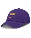 Nike Purple Lsu Tigers Legacy91 Meshback Swoosh Performance Flex Hat In Purple