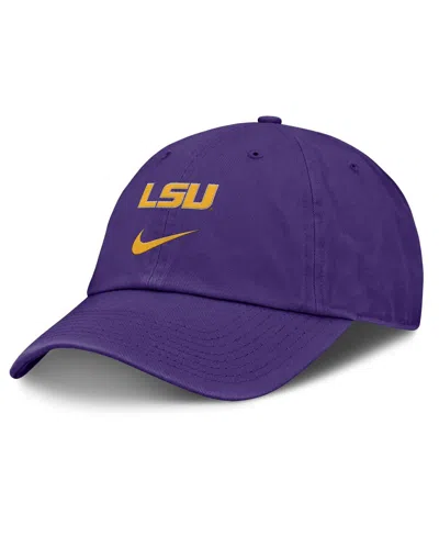 NIKE MEN'S PURPLE LSU TIGERS PRIMETIME CLUB ADJUSTABLE HAT