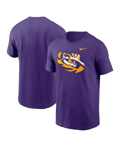 NIKE MEN'S PURPLE LSU TIGERS PRIMETIME EVERGREEN ALTERNATE LOGO T-SHIRT