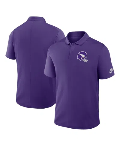 Nike Purple Minnesota Vikings Rewind Victory Performance Polo