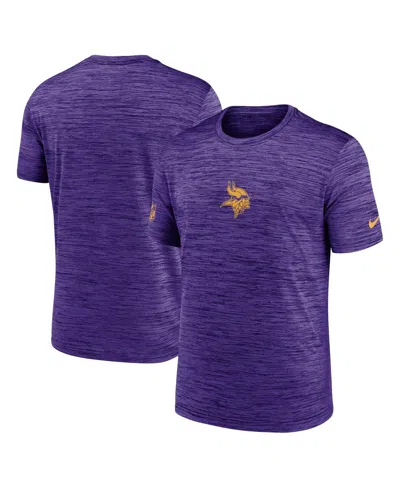 Nike Men's Purple Minnesota Vikings Sideline Velocity Performance T-shirt