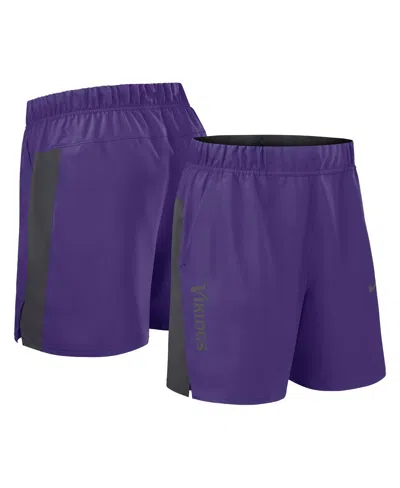 Nike Men's Purple Minnesota Vikings Woven Victory Performance Shorts
