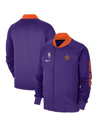 Nike Men's Purple Phoenix Suns 2024/25 City Edition Authentic Showtime Performance Full-zip Jacket