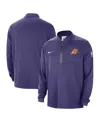 Nike Men's Purple Phoenix Suns 2024/25 Courtside Performance Half-zip Top In Purple