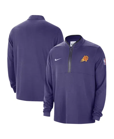 Nike Men's Purple Phoenix Suns 2024/25 Courtside Performance Half-zip Top
