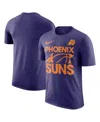 Nike Men's Purple Phoenix Suns Courtside This Is Our Year T-shirt In Purple