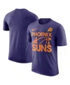 Nike Men's Purple Phoenix Suns Courtside This Is Our Year T-shirt In Purple