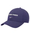 Nike Men's Purple Tcu Horned Frogs 2024 Sideline Club Adjustable Hat In Purple