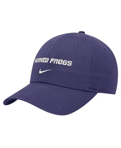 Nike Men's Purple Tcu Horned Frogs 2024 Sideline Club Adjustable Hat