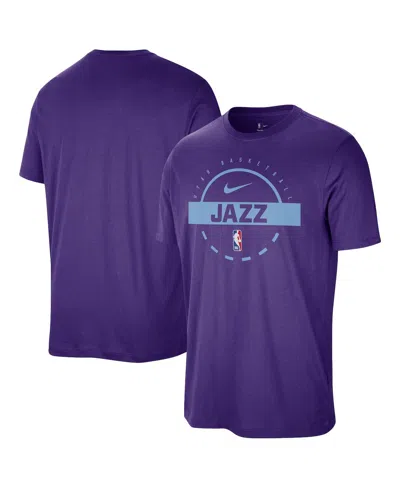 Nike Men's Purple Utah Jazz Authentic Practice T-shirt